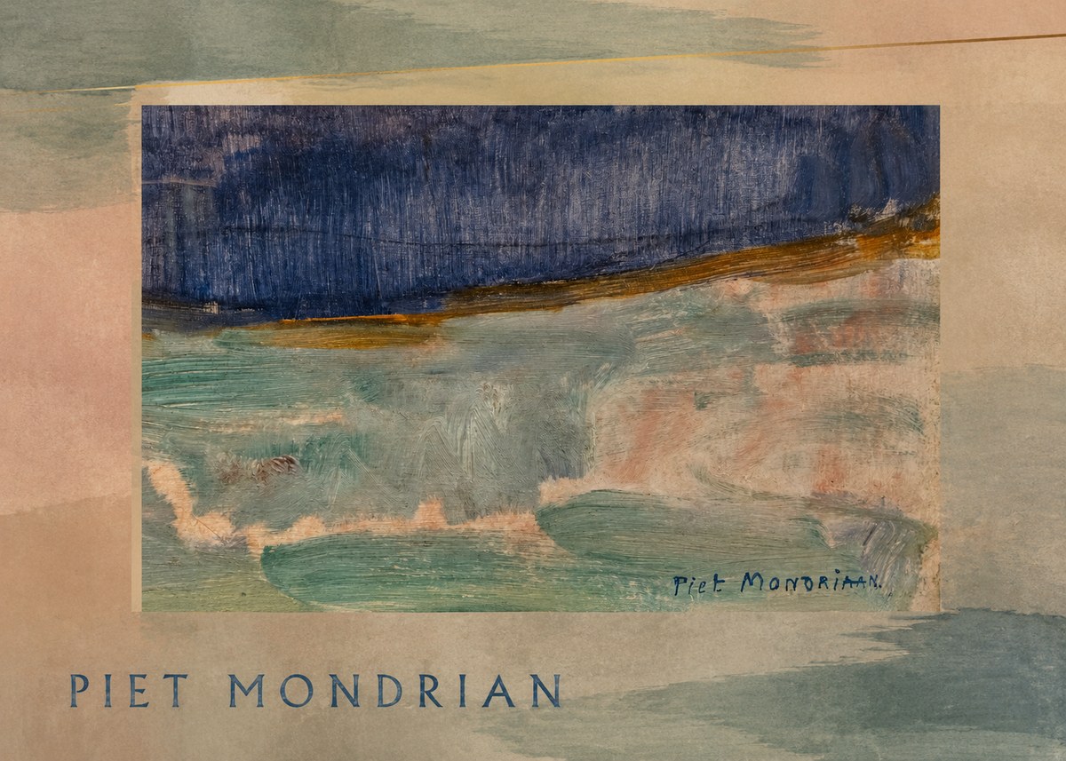 Piet Mondrian Piet Mondrian No5 - Affiche