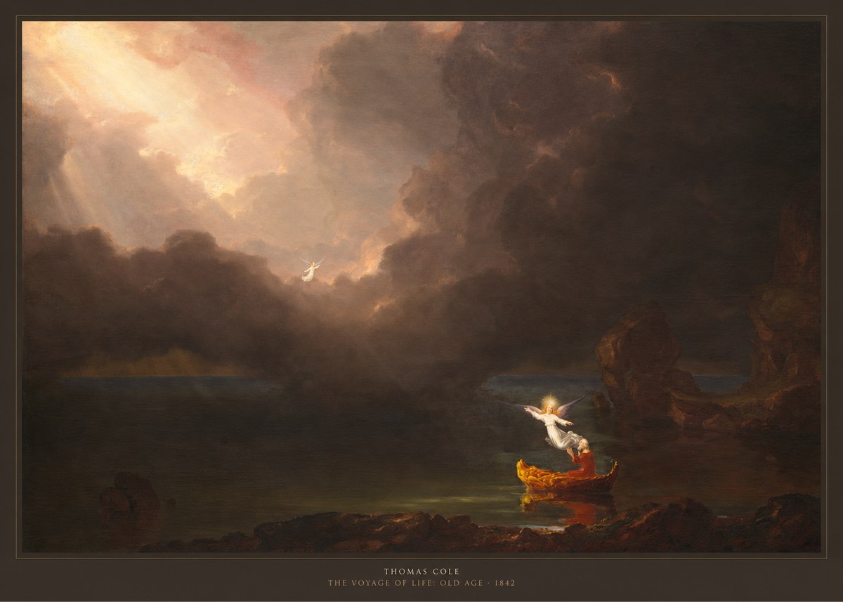 Thomas Cole The Voyage of Life: Old Age II No6 - Affiche