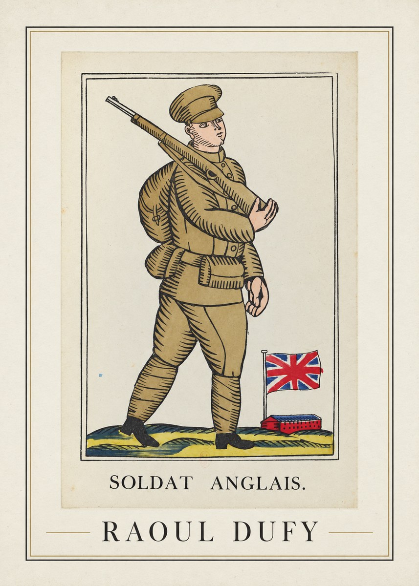 Raoul Dufy Soldat Anglais. No5 - Affiche