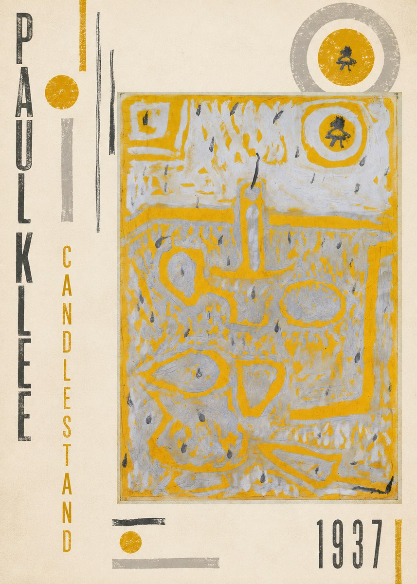 Paul Klee Candlestand No6 - Affiche
