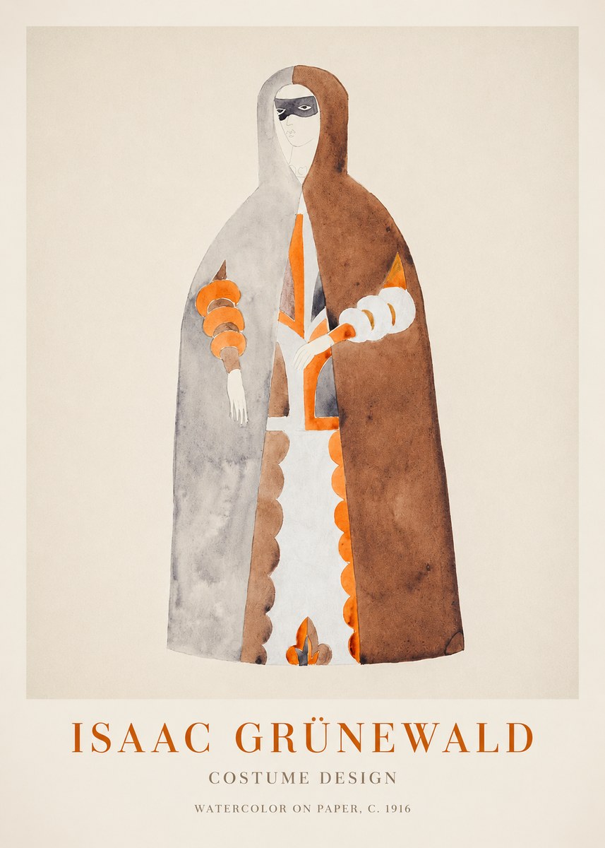 Isaac Grünewald Costume Design VI No1 - Affiche