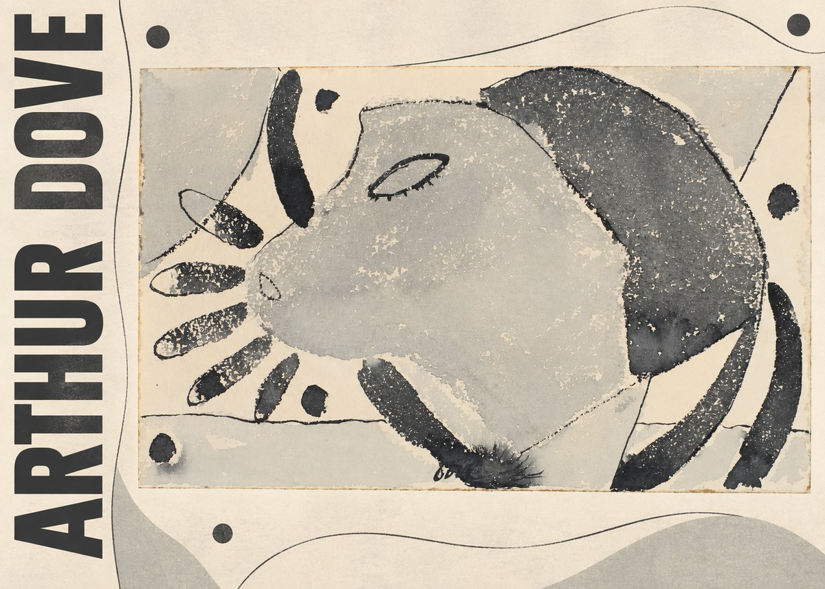 Arthur Dove Head No2 - Affiche