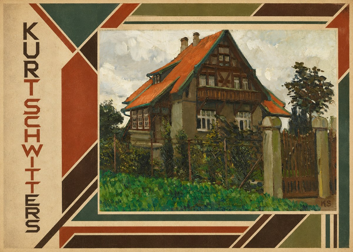 Kurt Schwitters The House on Berggasse No2 - Affiche