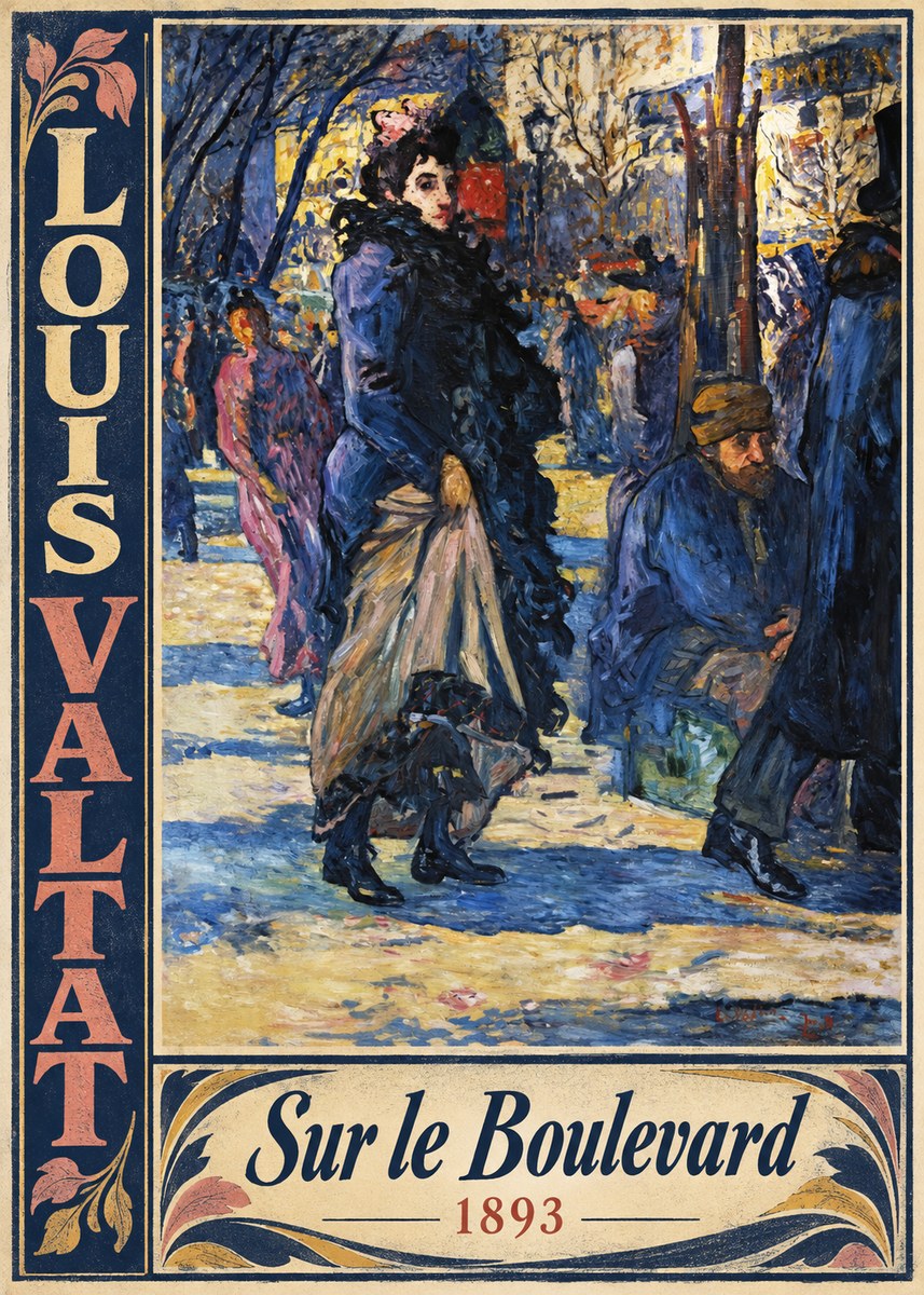 Louis Valtat Sur Le Boulevard No3 - Affiche