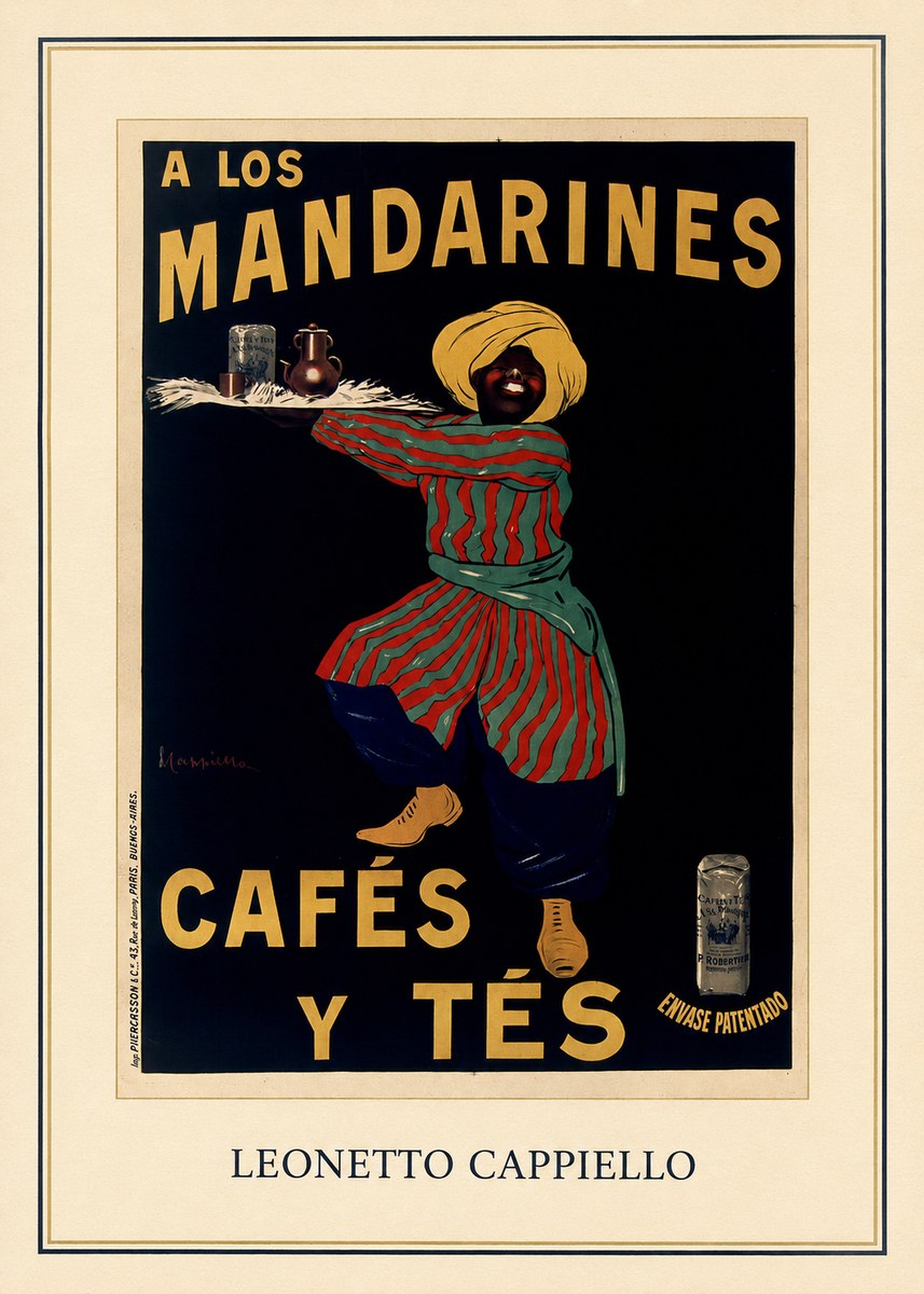 Leonetto Cappiello A Los Mandarines No4 - Affiche