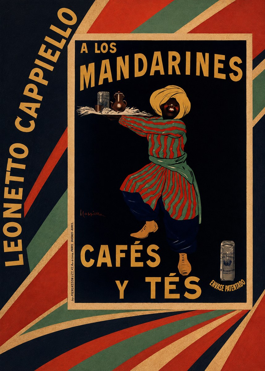 Leonetto Cappiello A Los Mandarines No5 - Affiche