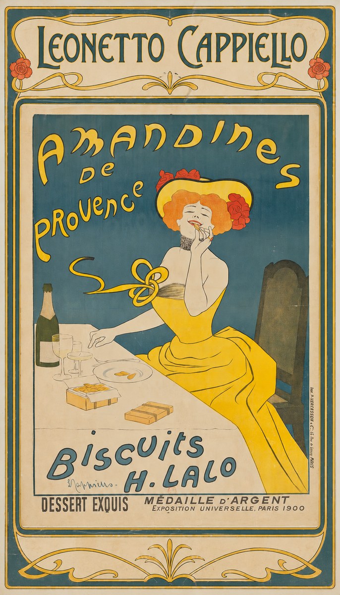 Leonetto Cappiello Amandines De Provence Biscuits H. Lalo II No1 - Affiche