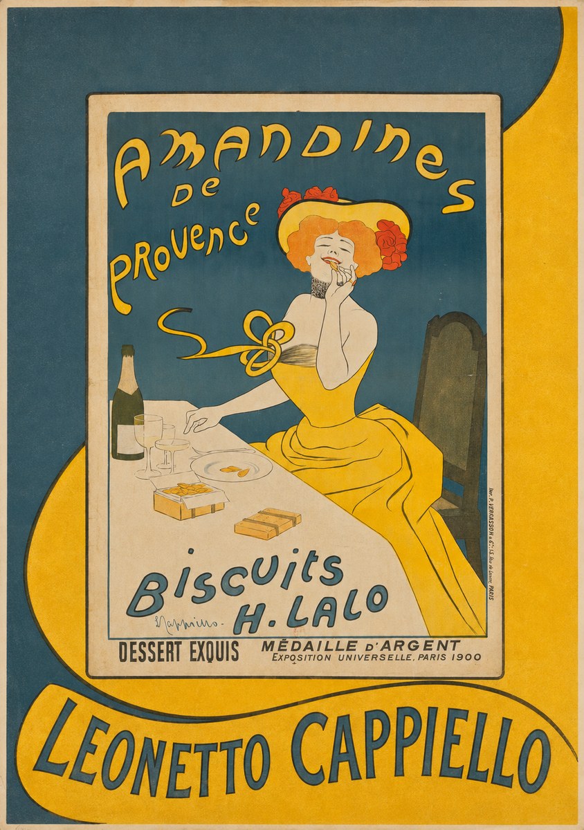 Leonetto Cappiello Amandines De Provence Biscuits H. Lalo II No4 - Affiche