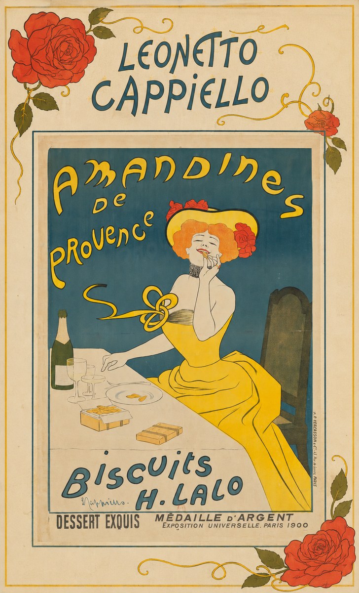 Leonetto Cappiello Amandines De Provence Biscuits H. Lalo II No5 - Affiche