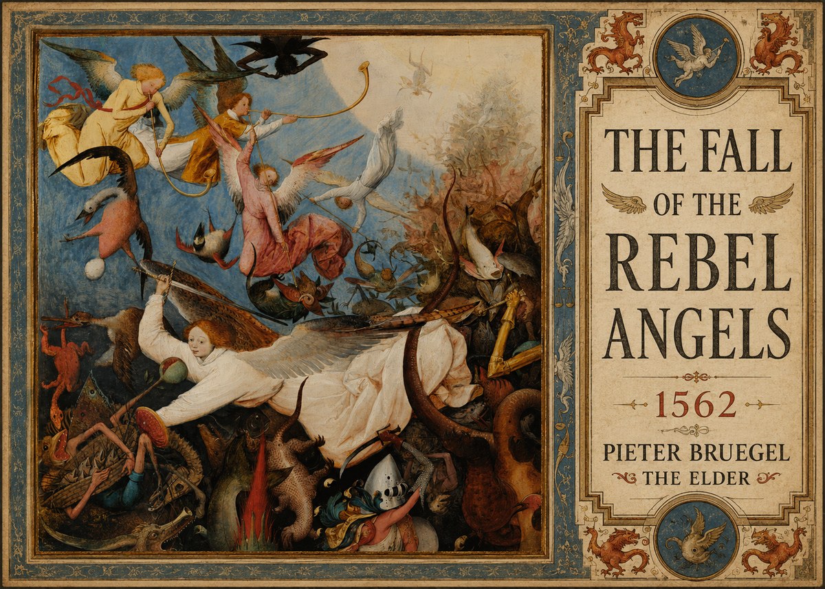 Pieter Bruegel The Fall of the Rebel Angels II No3 - Affiche