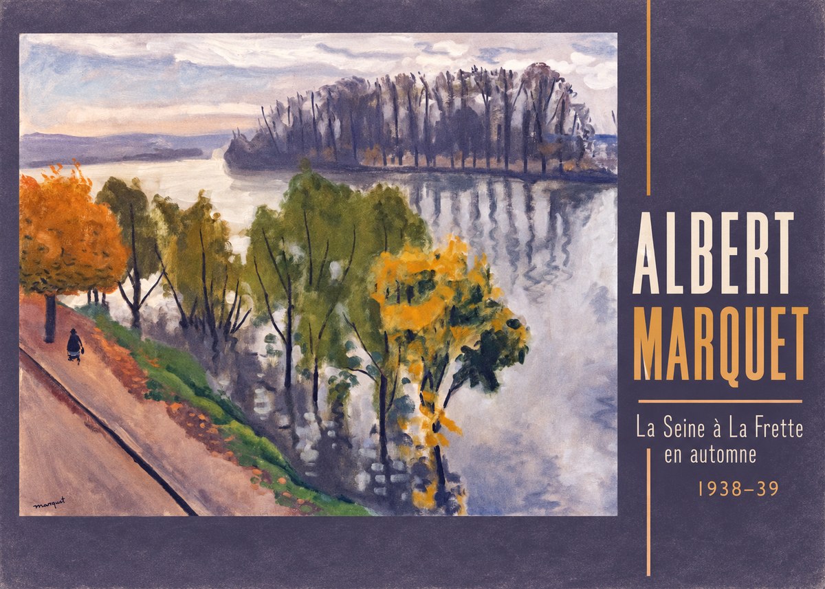 Albert Marquet La Seine À La Frette En Automne No5 - Affiche