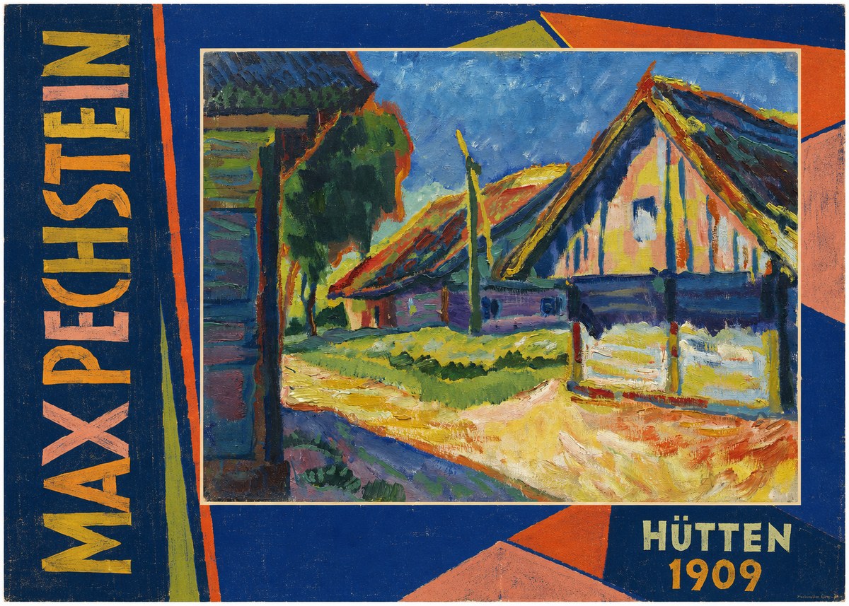 Max Pechstein Hütten 1909 No2 - Affiche