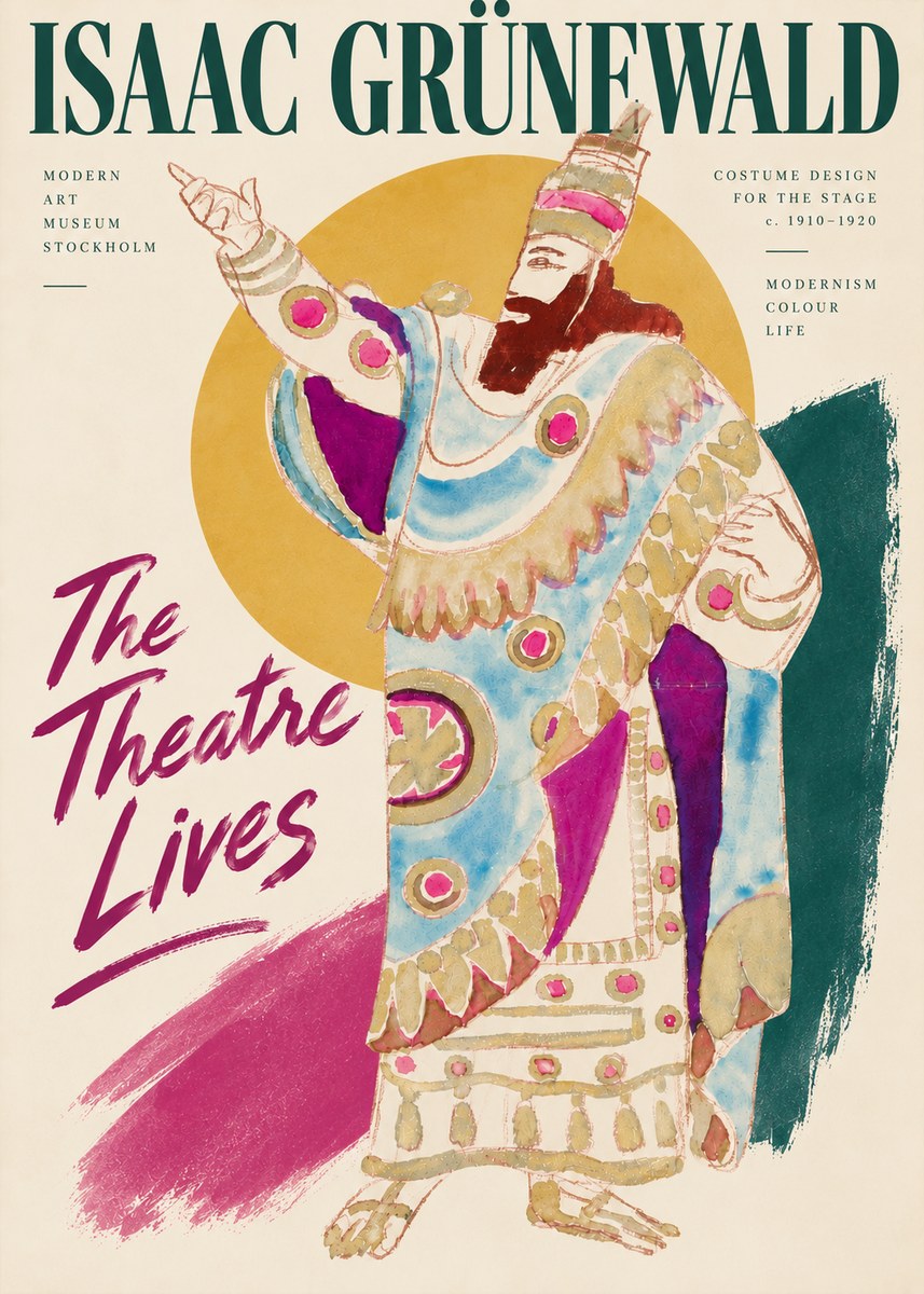 Isaac Grünewald The Theatre Lives No5 - Affiche