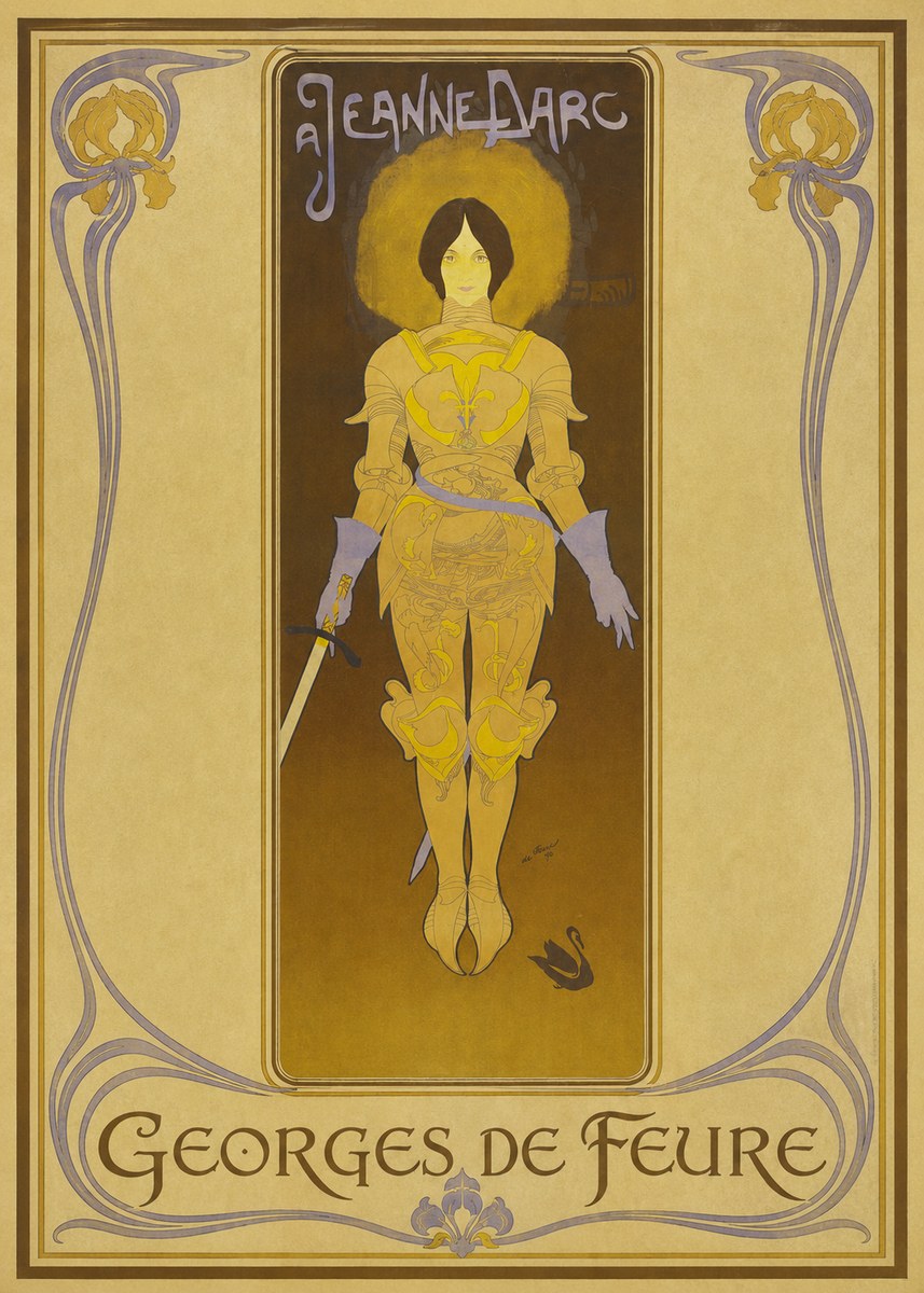 Georges de Feure À Jeanne D'arc No1 - Affiche