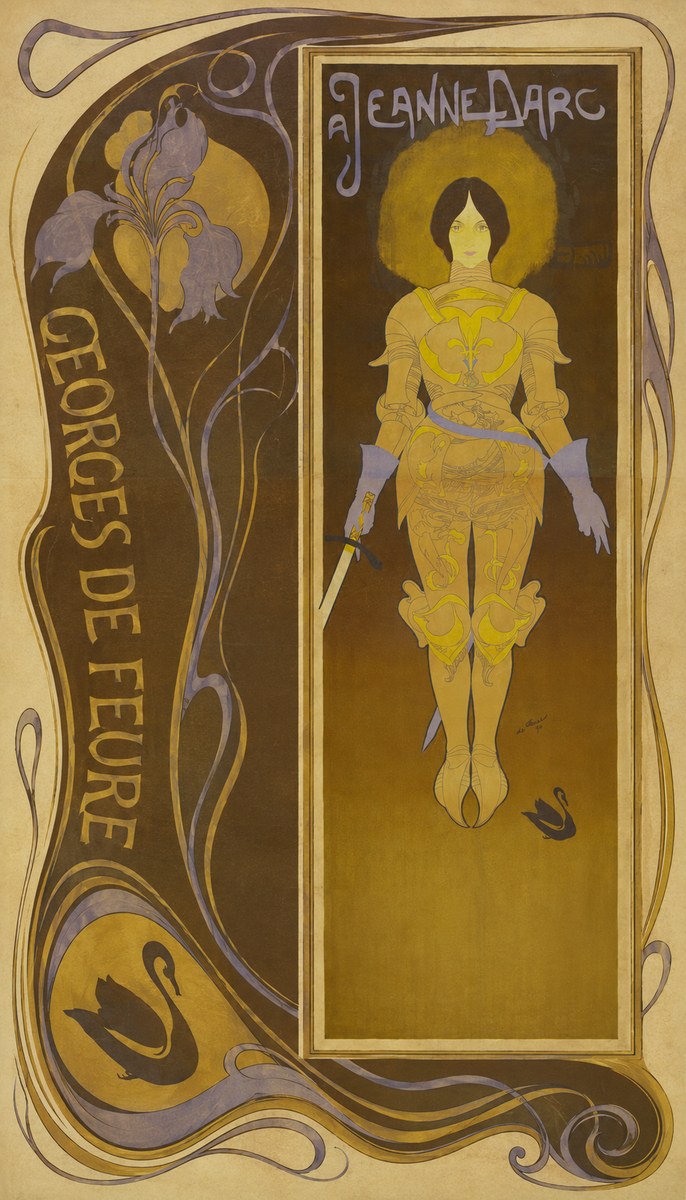 Georges de Feure À Jeanne D'arc No2 - Affiche