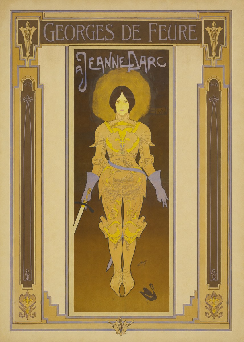 Georges de Feure À Jeanne D'arc No3 - Affiche