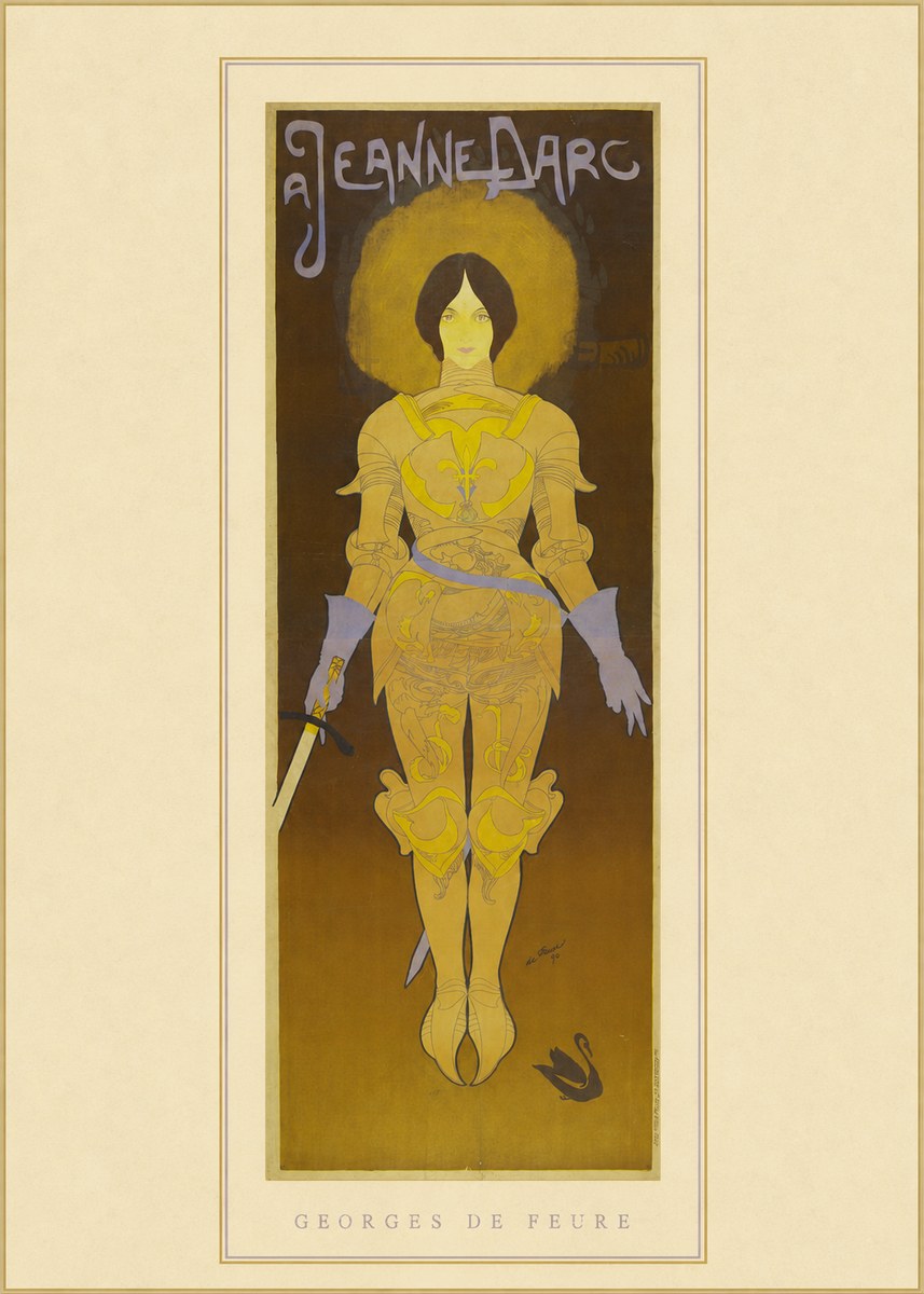 Georges de Feure À Jeanne D'arc No4 - Affiche