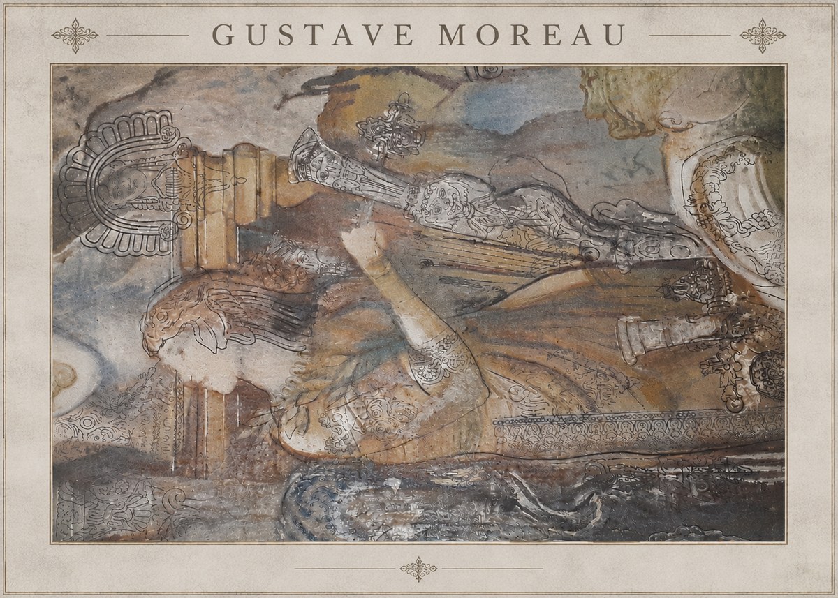 Gustave Moreau Study for the Triumph of Death No4 - Affiche