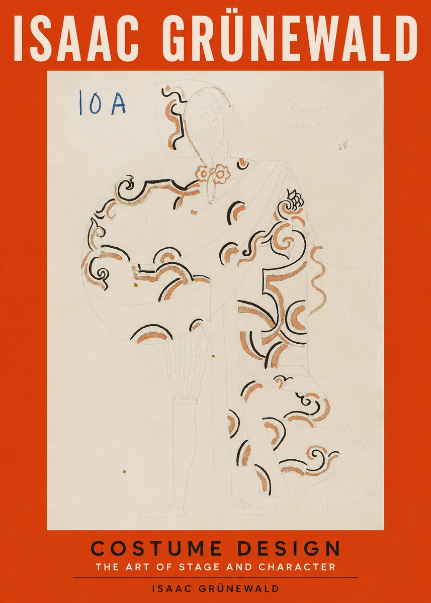 Isaac Grünewald Costume Design VIII No3 - Affiche