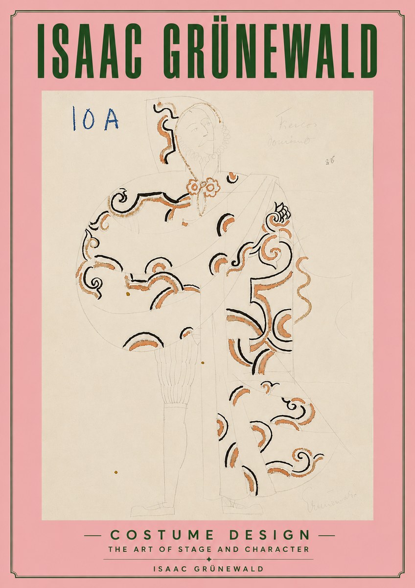 Isaac Grünewald Costume Design VIII No5 - Affiche