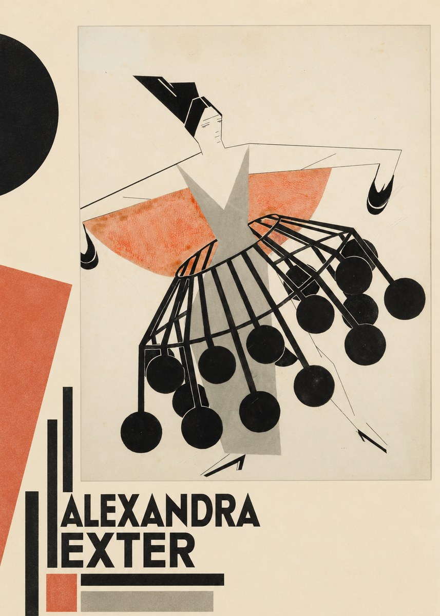Alexandra Exter Avant-garde Costume Design No5 - Affiche