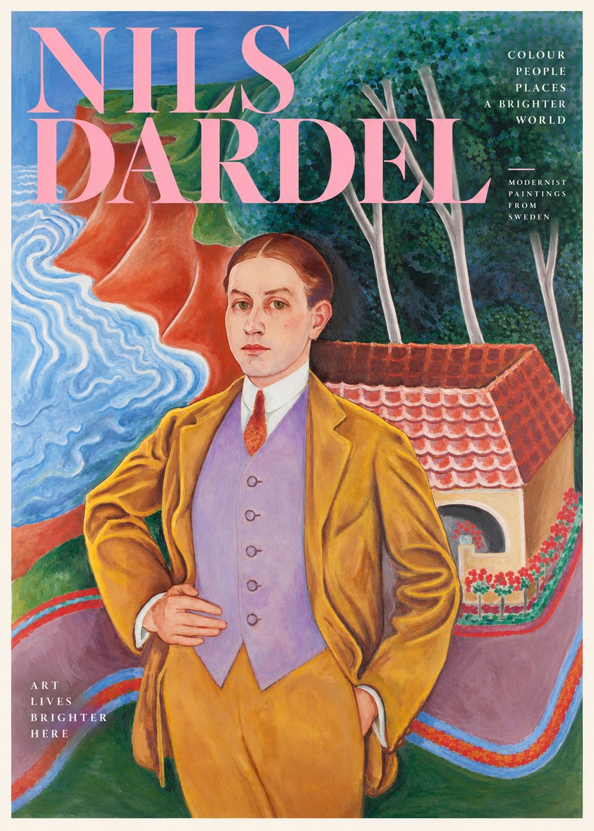 Nils Dardel Portrait in a Southern Landscape No2 - Affiche