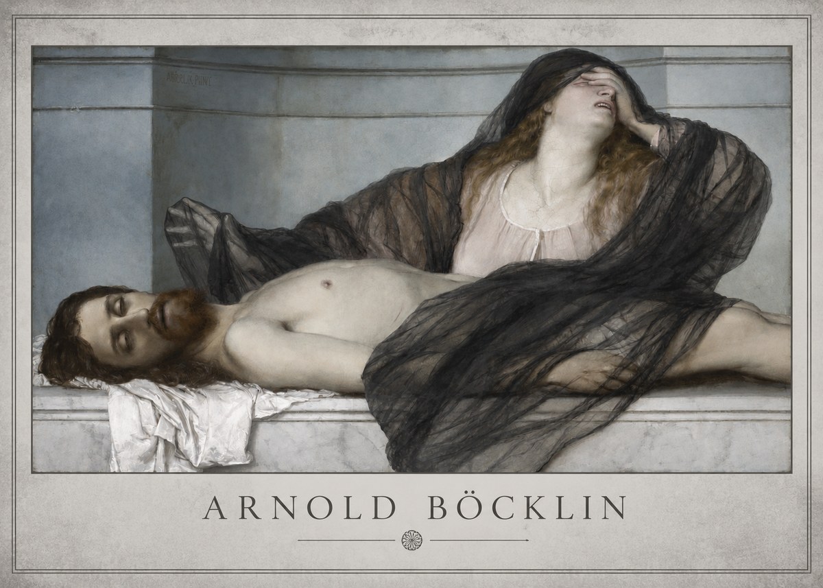 Arnold Böcklin Marie Magdalene No2 - Affiche