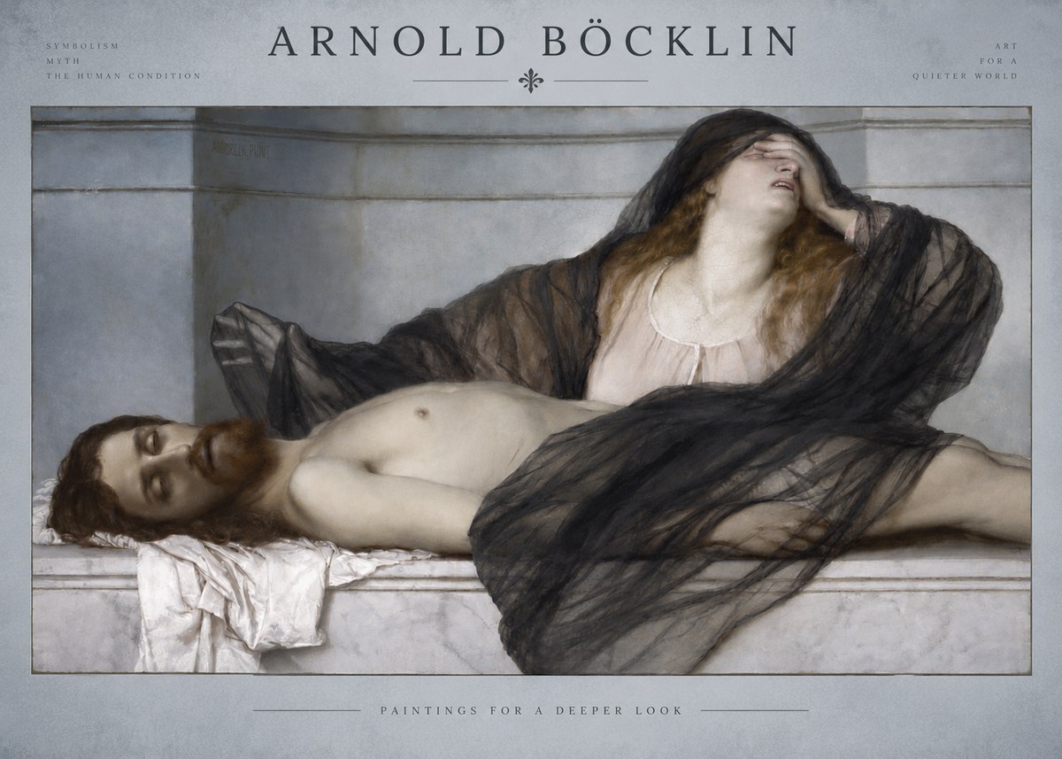 Arnold Böcklin Marie Magdalene No5 - Affiche