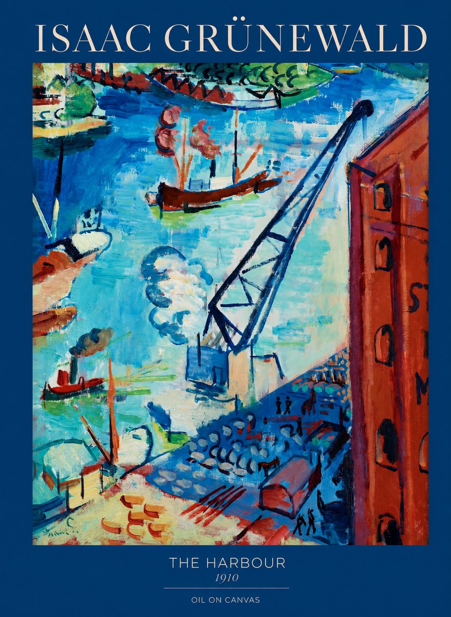 Isaac Grünewald The Harbour No1 - Affiche