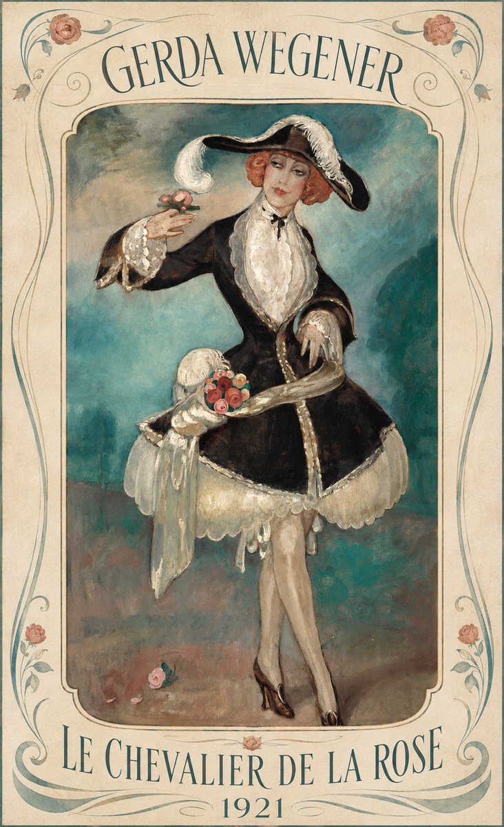 Gerda Wegener Le Chevalier De La Rose No4 - Affiche