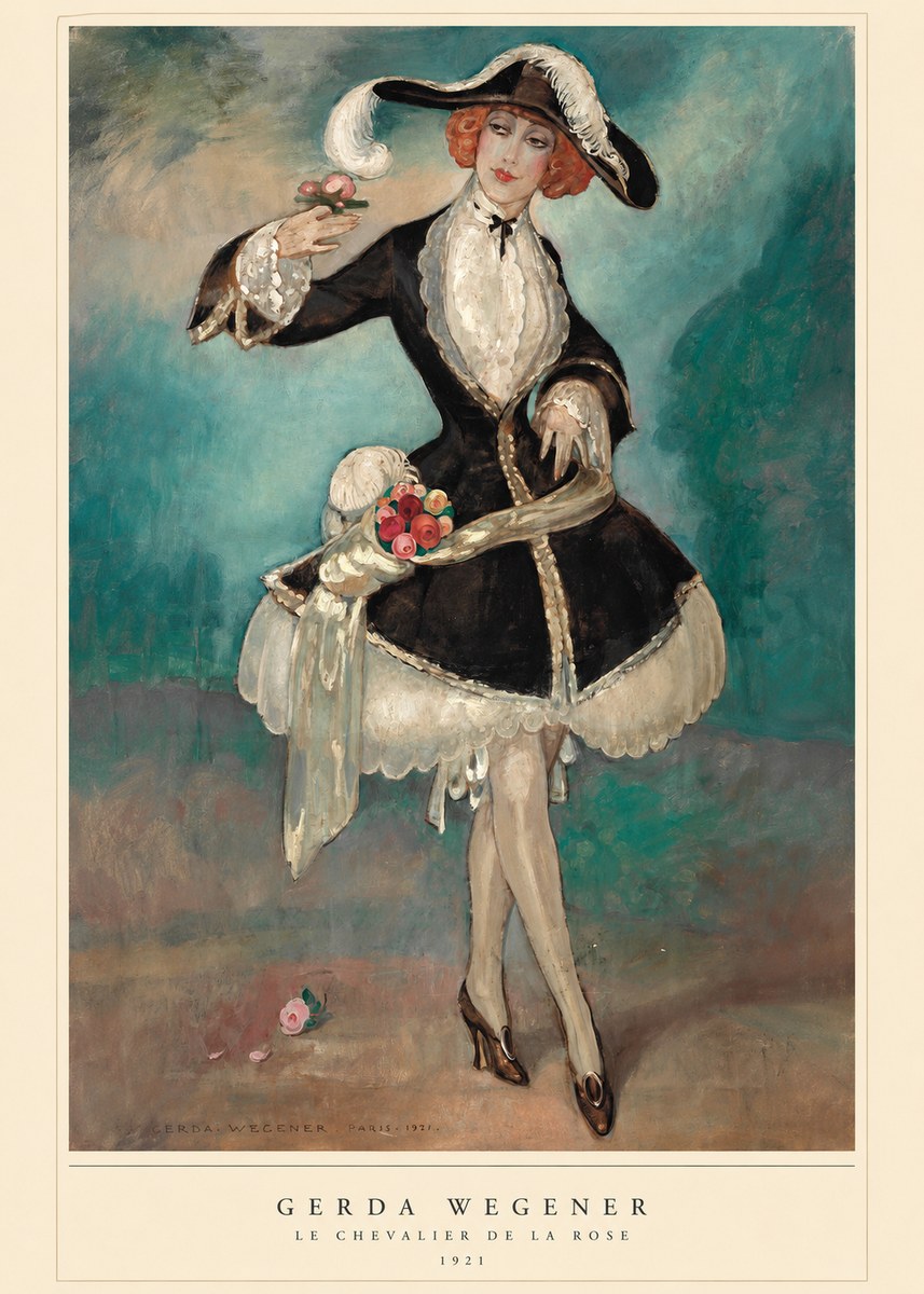 Gerda Wegener Le Chevalier De La Rose No6 - Affiche