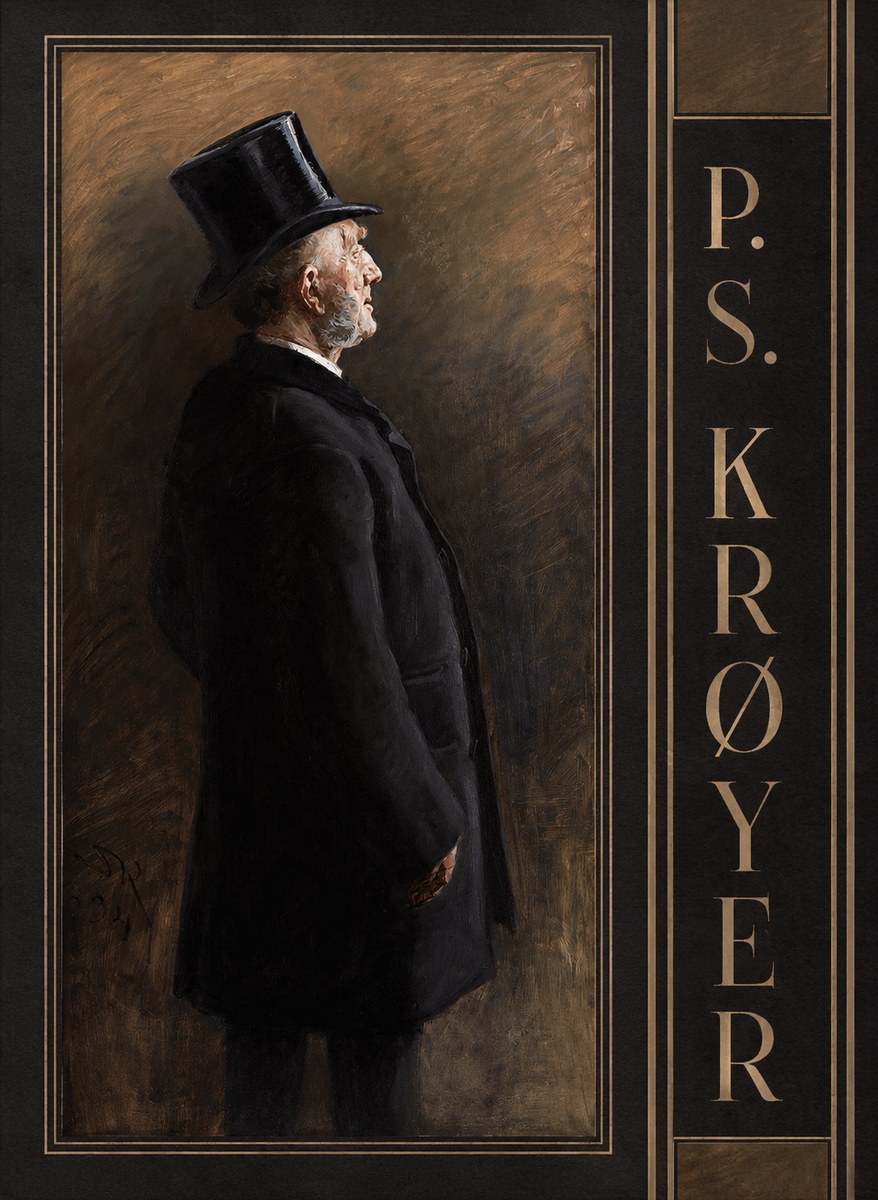P.S. Krøyer Portrait of a Man in a Top Hat No2 - Affiche