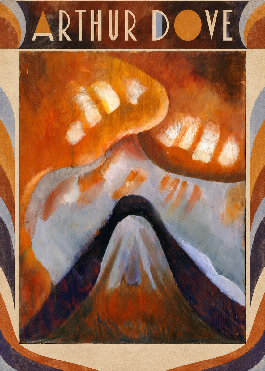 Arthur Dove Snowstorm No4 - Affiche