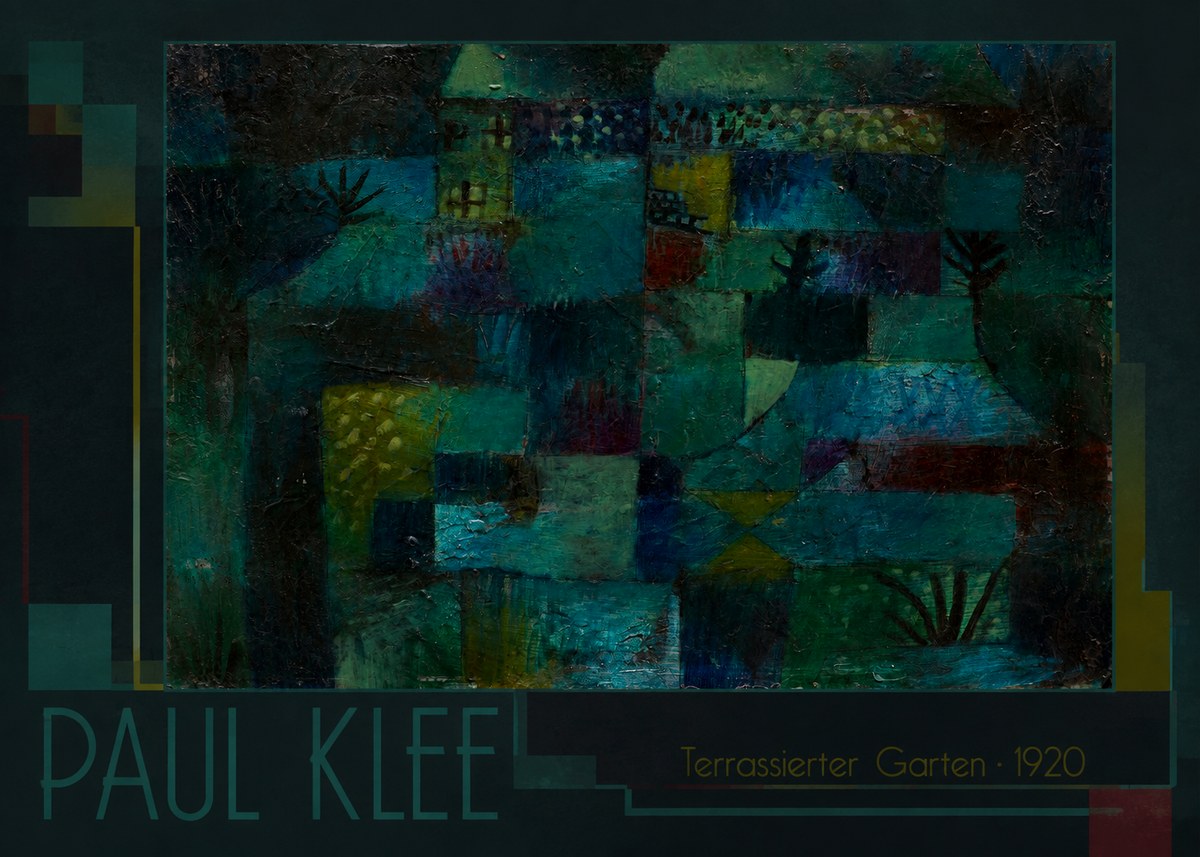 Paul Klee Terrassierter Garten No1 - Affiche