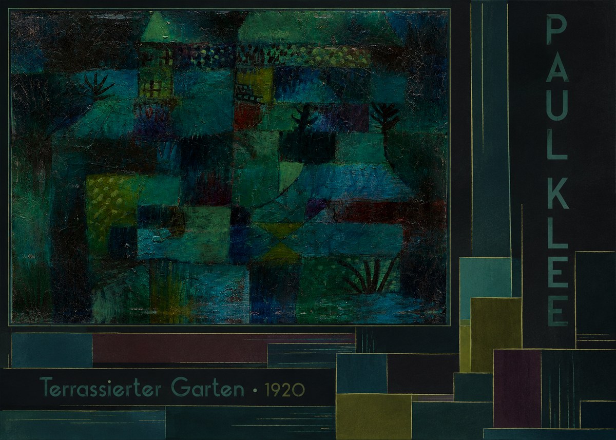 Paul Klee Terrassierter Garten No5 - Affiche