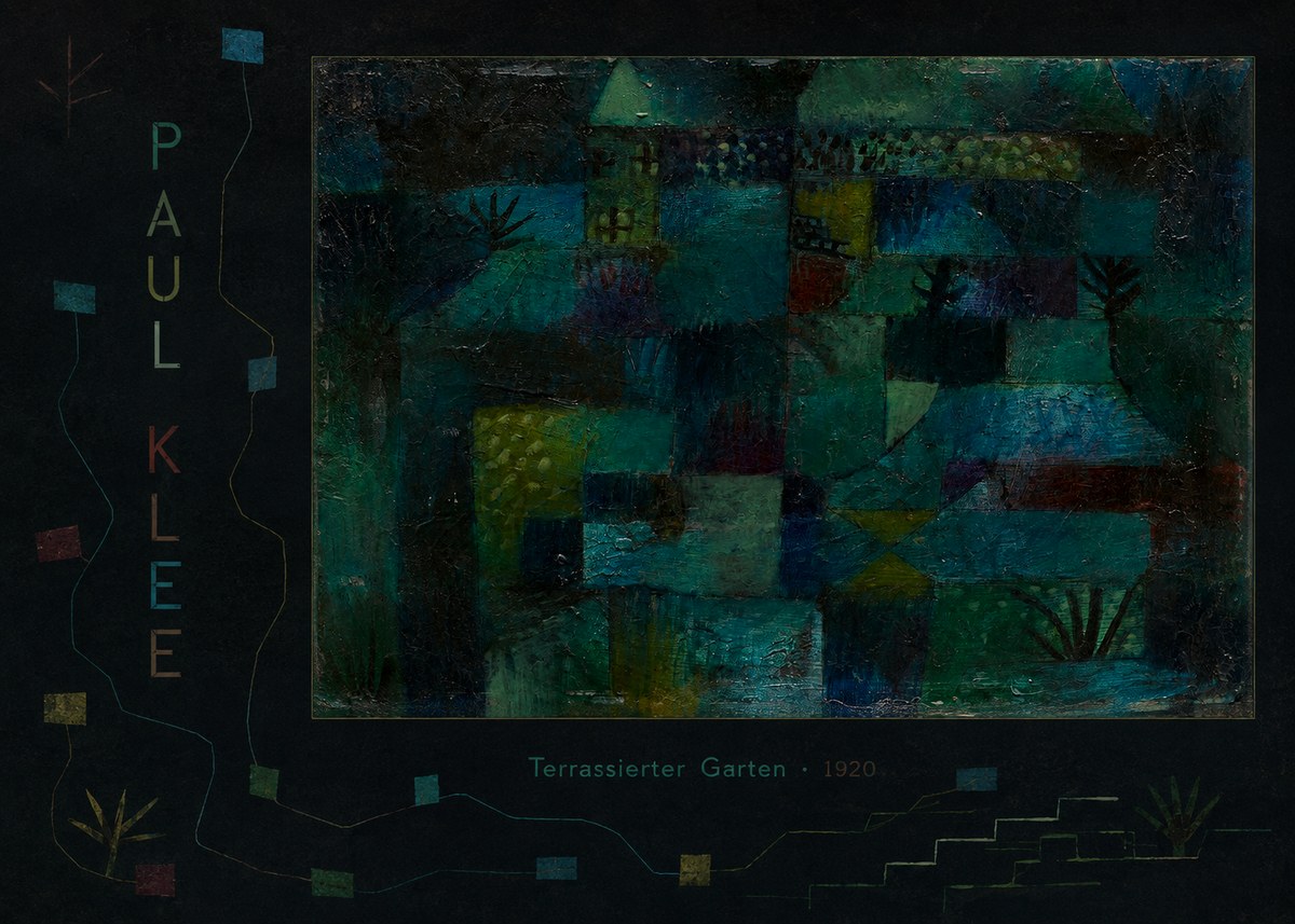 Paul Klee Terrassierter Garten No6 - Affiche