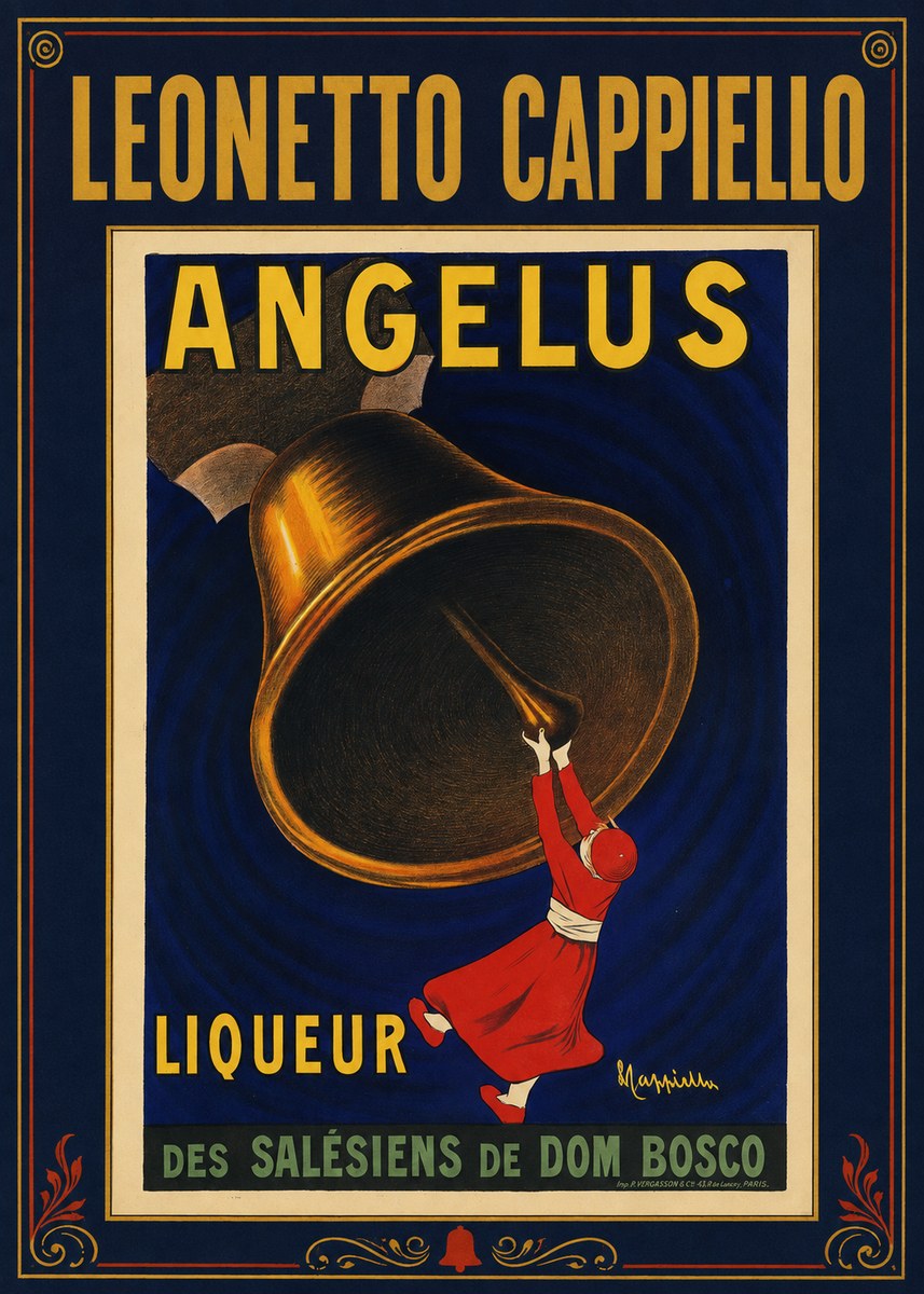 Leonetto Cappiello Angelus No1 - Affiche