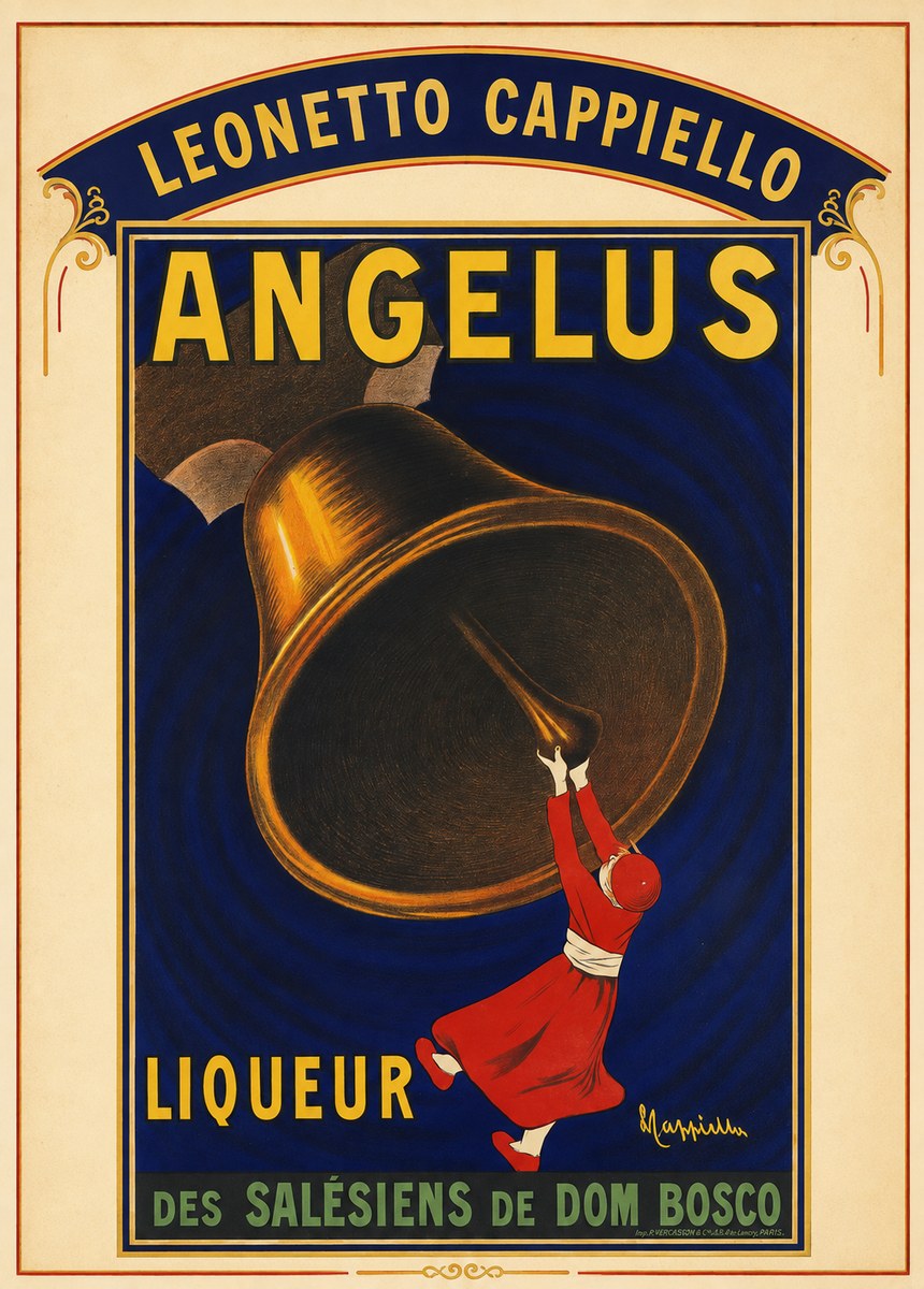 Leonetto Cappiello Angelus No3 - Affiche