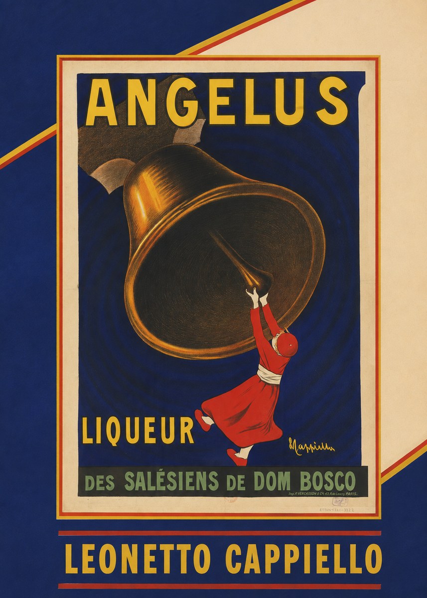 Leonetto Cappiello Angelus No5 - Affiche