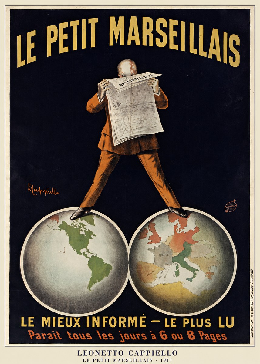 Leonetto Cappiello Le Petit Marseillais No5 - Affiche