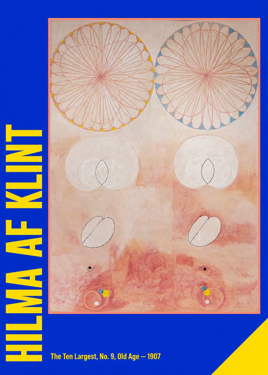 Hilma af Klint The Ten Largest, No. 9, Old Age – 1907 No2 - Affiche