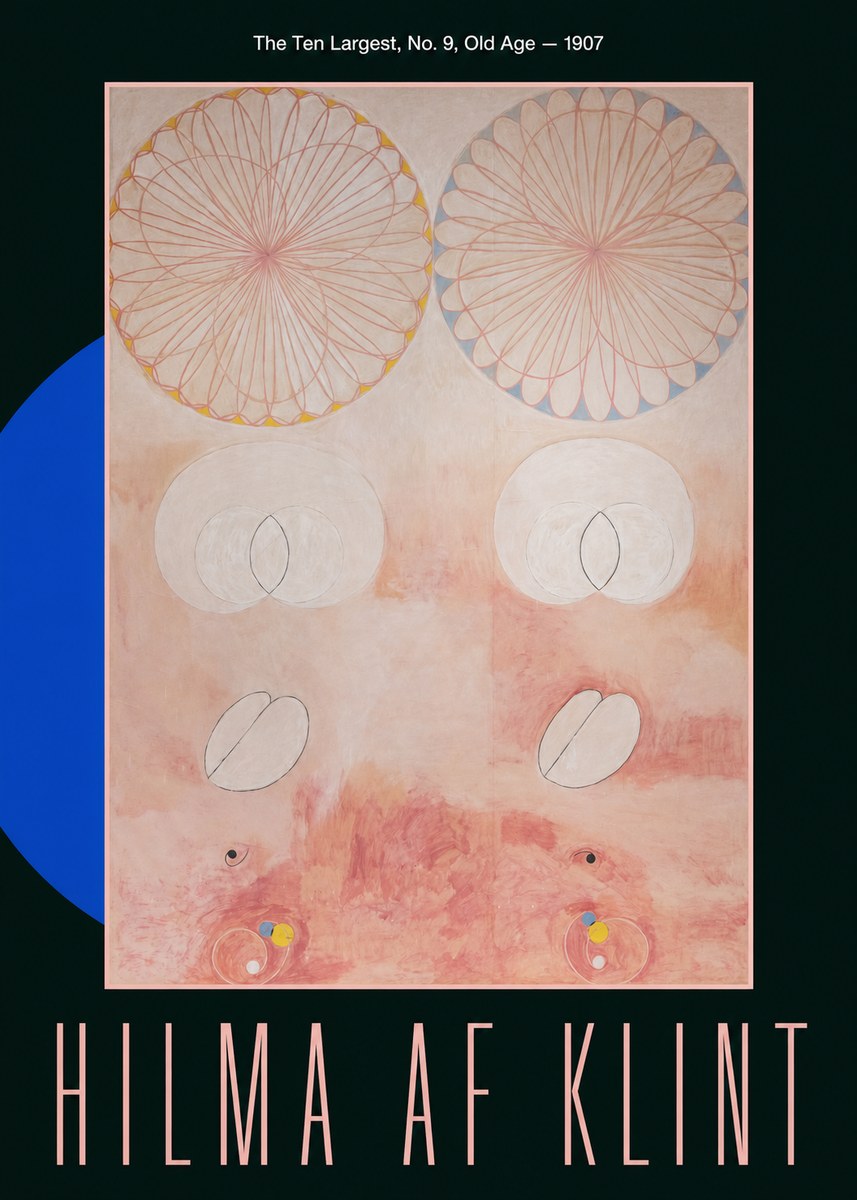 Hilma af Klint The Ten Largest, No. 9, Old Age – 1907 No6 - Affiche