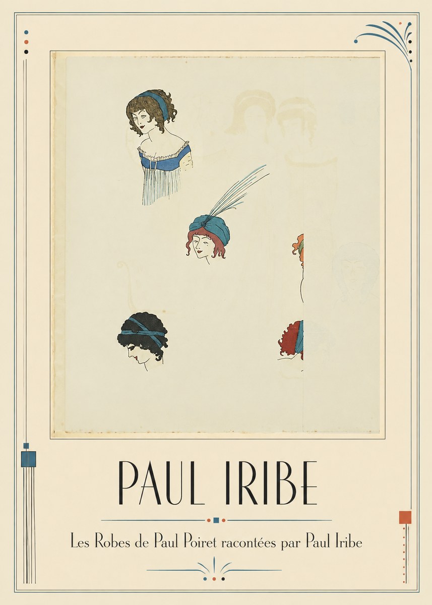 Paul Iribe Les Robes De Paul Poiret Racontées Par Paul Iribe No1 - Affiche