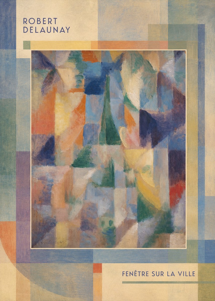 Robert Delaunay Fenêtre Sur La Ville No3 - Affiche