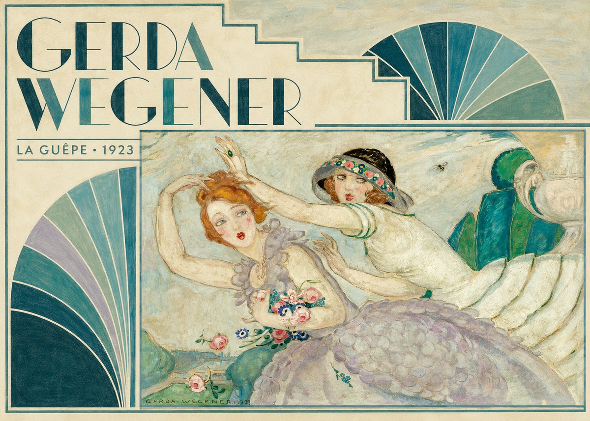 Gerda Wegener La Guêpe No4 - Affiche