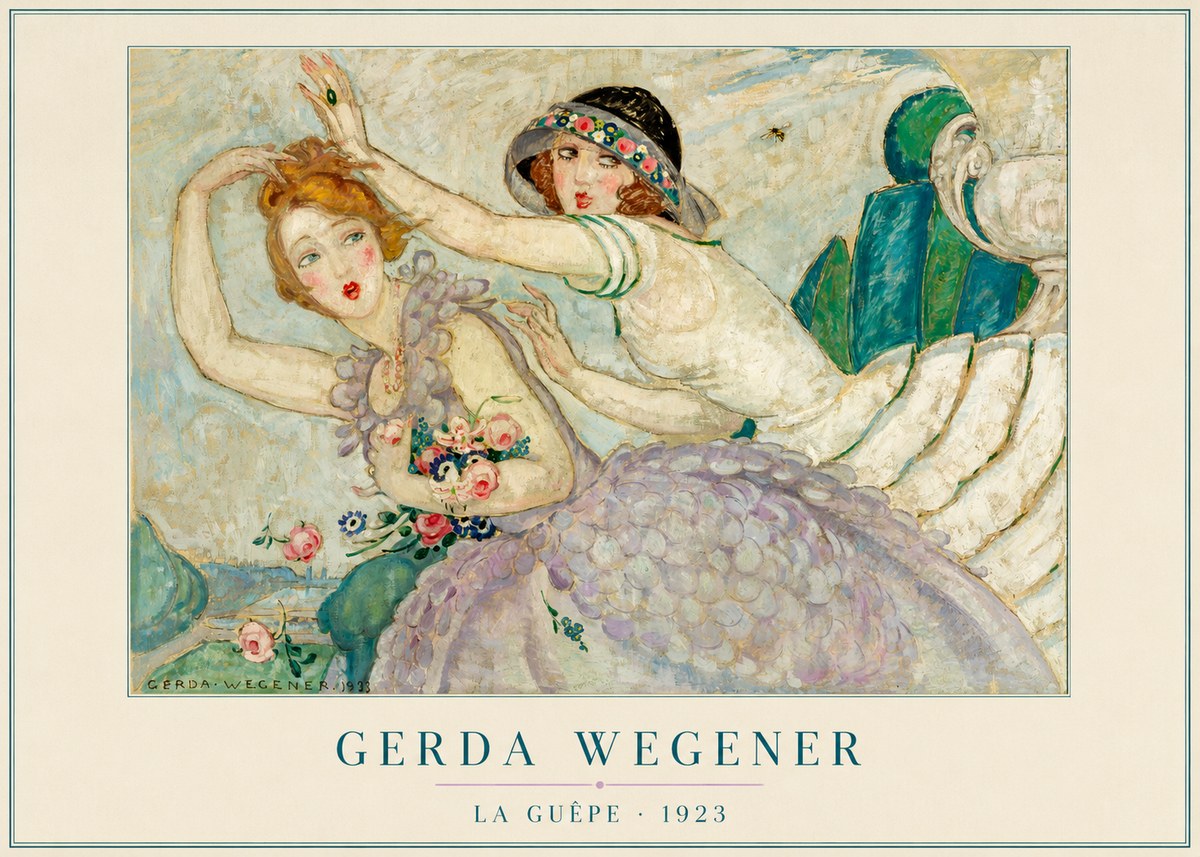 Gerda Wegener La Guêpe No5 - Affiche