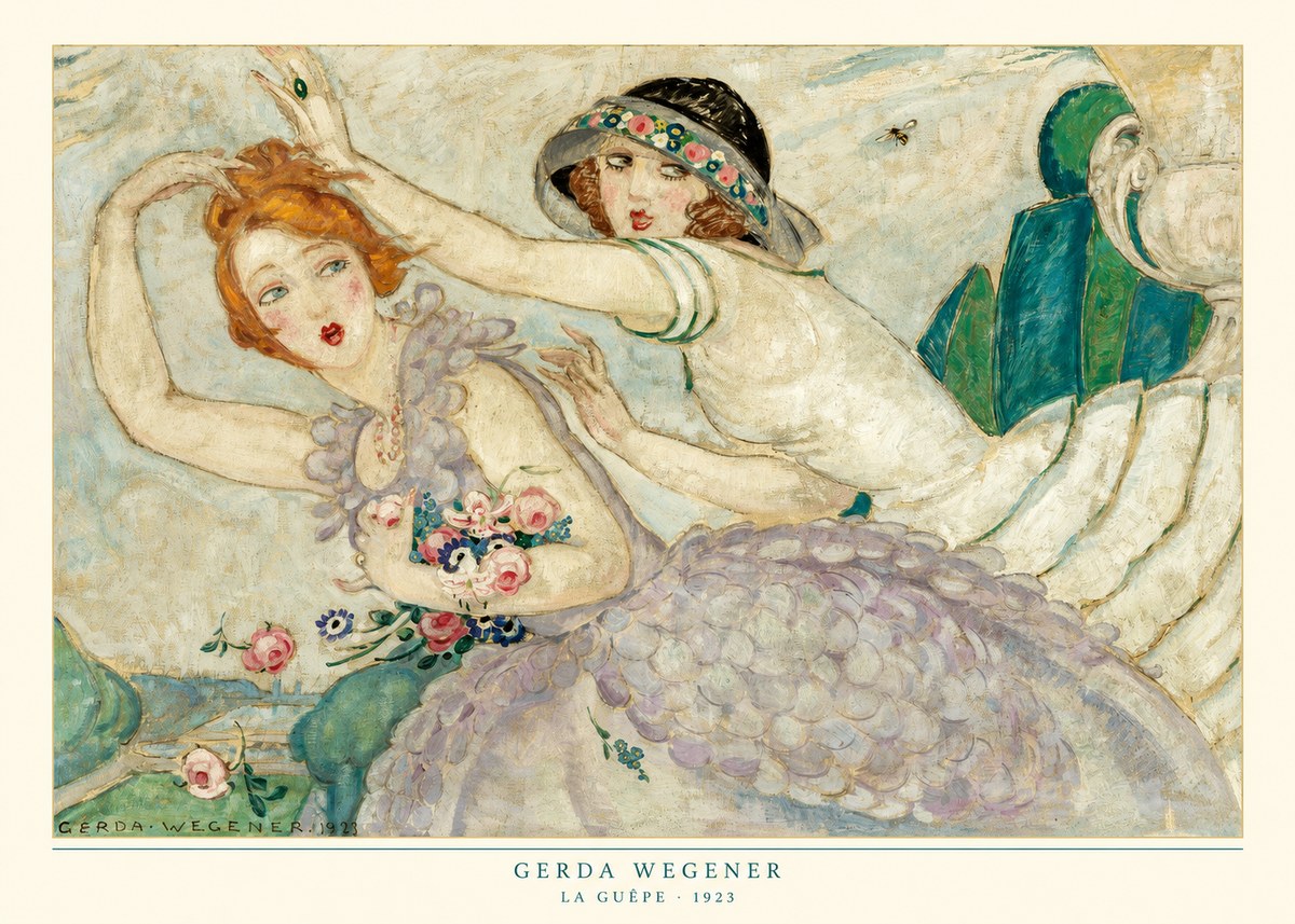 Gerda Wegener La Guêpe No6 - Affiche