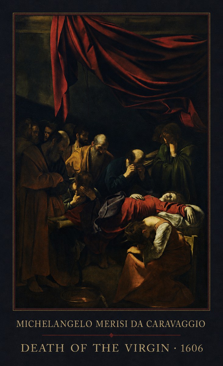 Michelangelo Merisi da Caravaggio Death of the Virgin No1 - Affiche
