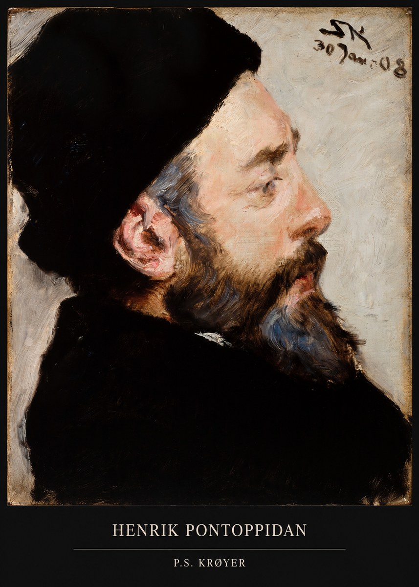 P.S. Krøyer Henrik Pontoppidan No5 - Affiche