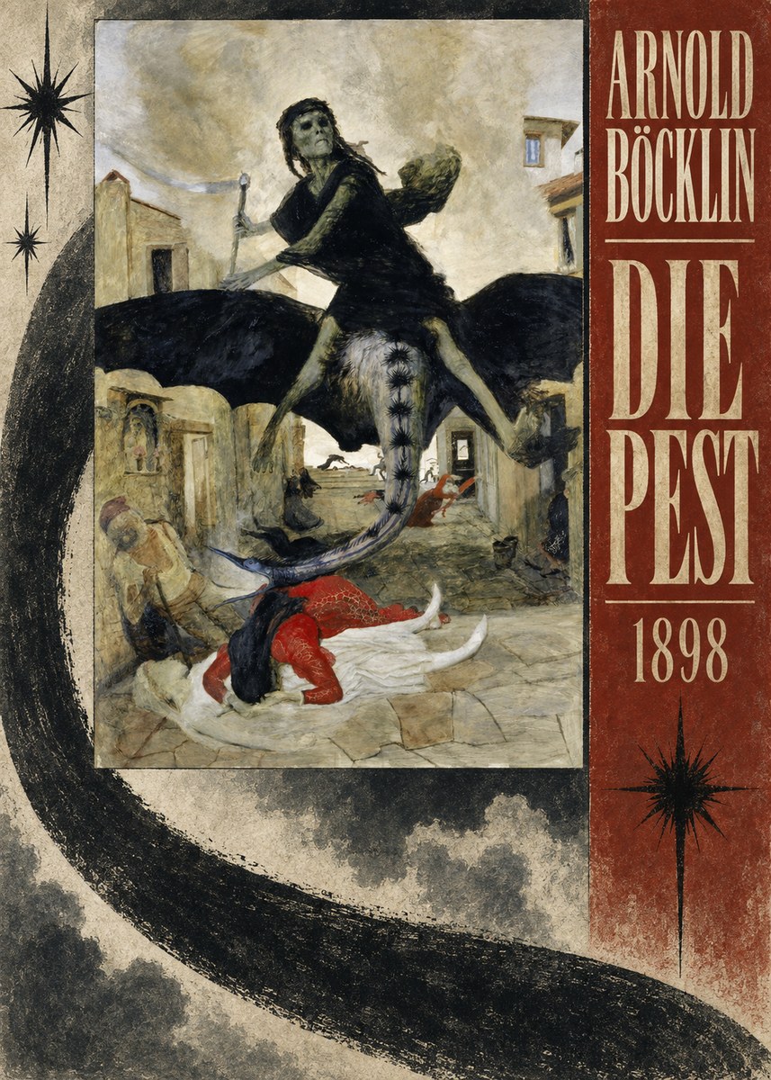 Arnold Böcklin Die Pest II No6 - Affiche